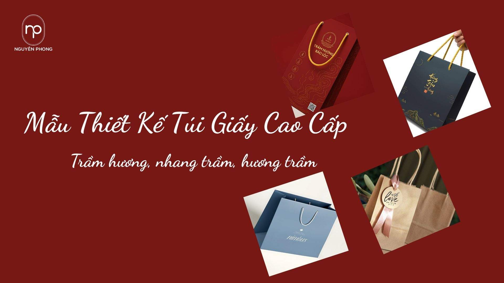 In túi giấy đựng trầm hương cao cấp – Giải pháp sang trọng cho nhang trầm